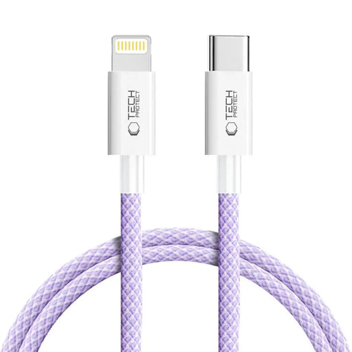 Tech-Protect Ultraboost Lite Lightning Cable PD60W/3A 1m - Purple - Cables and tapes<<<HurtelXML
