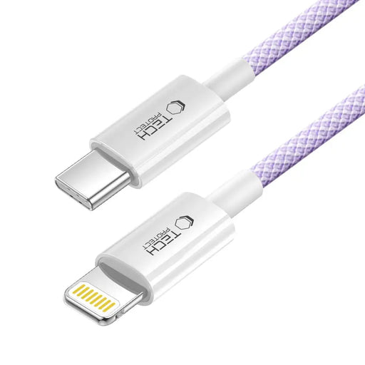Tech-Protect Ultraboost Lite Lightning Cable PD60W/3A 2m - Purple - Cables and tapes<<<HurtelXML