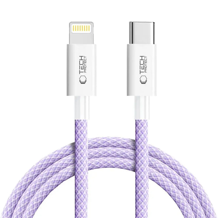 Tech-Protect Ultraboost Lite Lightning Cable PD60W/3A 2m - Purple - Cables and tapes<<<HurtelXML