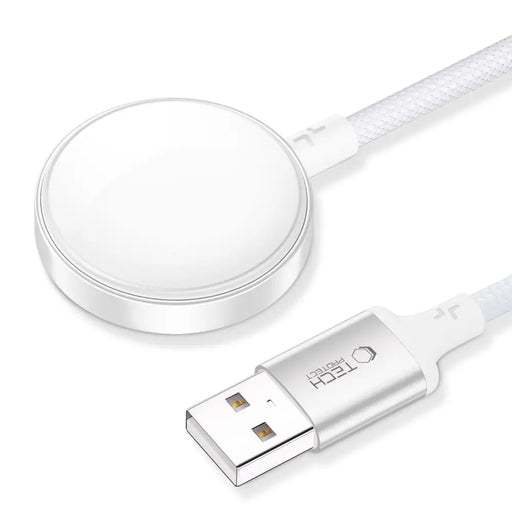 Tech-Protect UltraBoost USB-A Inductive Charger for Apple Watch 1m - White - Cell phone USB charger<<<HurtelXML