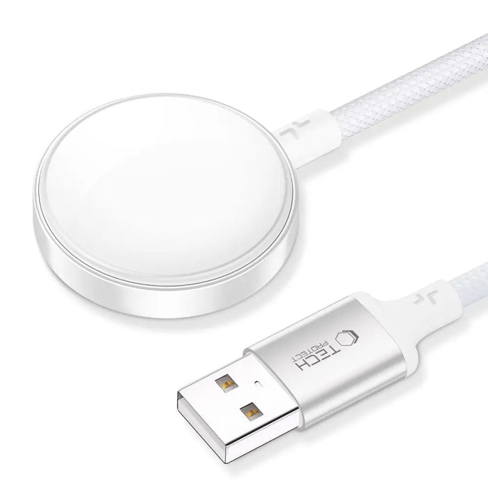 Tech-Protect UltraBoost USB-A Inductive Charger for Apple Watch 1m - White - Cell phone USB charger<<<HurtelXML