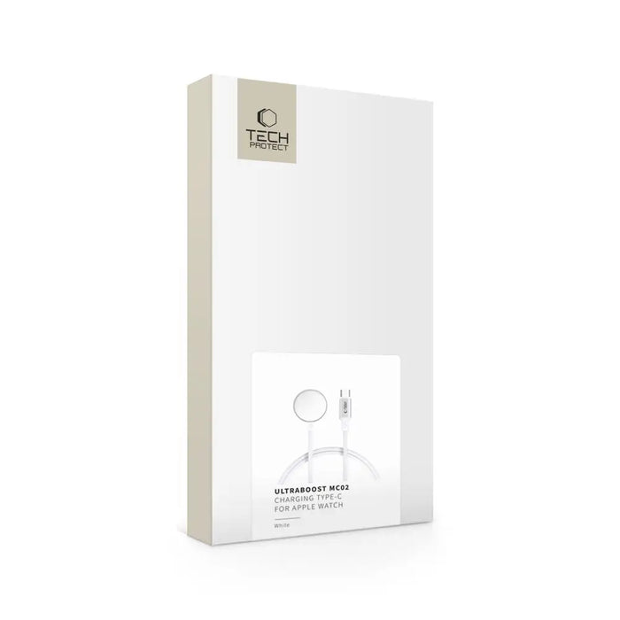 Tech-Protect UltraBoost USB-C Inductive Charger for Apple Watch 1m - White - Cell phone USB charger<<<HurtelXML