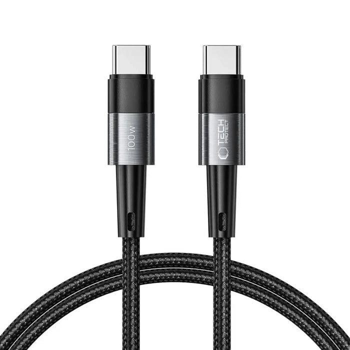 Tech-Protect UltraBoost USB-C / USB-C PD Cable 100W 5A 1m - Gray - Cell phone cables<<<HurtelXML