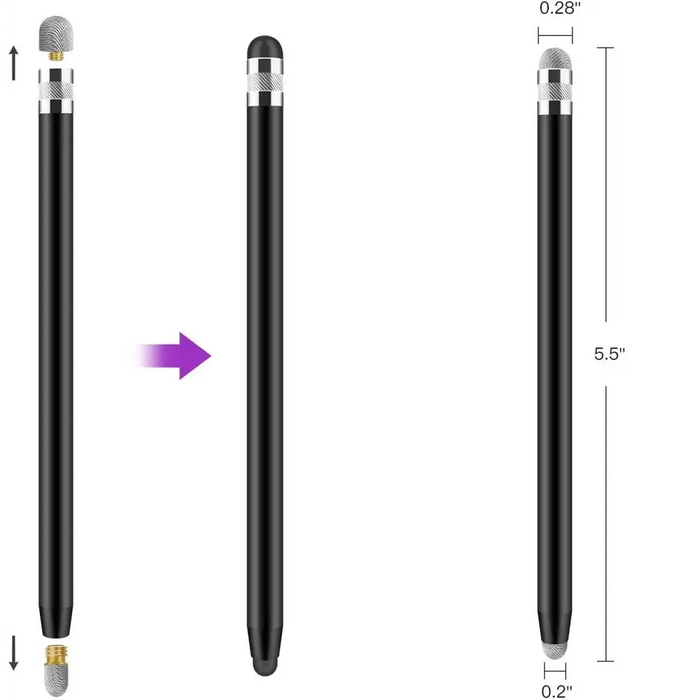Tech-Protect USP100 4-TIP Touch Stylus Passive Pen - Green-Yellow - Cell phone stylus pen<<<HurtelXML