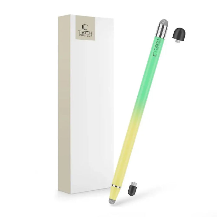 Tech-Protect USP100 4-TIP Touch Stylus Passive Pen - Green-Yellow - Cell phone stylus pen<<<HurtelXML