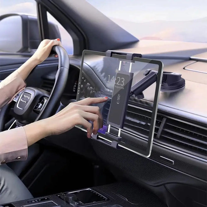 Tech-Protect V4 Car Tablet Holder for Cockpit Mount - Black - Cell phone holders<<<HurtelXML