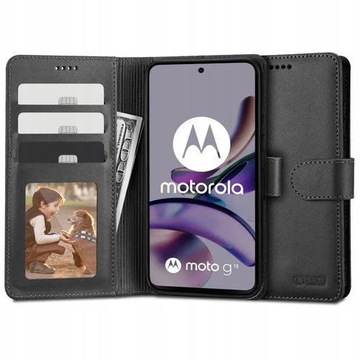 Tech-Protect Wallet Case for Motorola Moto G13 / G23 / G53 5G - Black - Cell phone cases and covers<<<HurtelXML