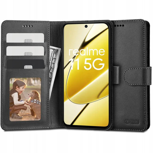 Tech-Protect Wallet Case for Realme 11 5G - Black - Cell phone cases and covers<<<HurtelXML