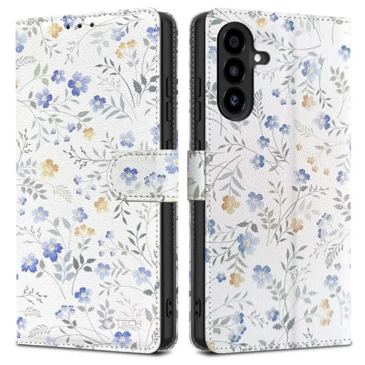 Tech-Protect Wallet Case for Samsung Galaxy A26 5G - Daisies with Leaves - Cell phone cases and covers<<<HurtelXML