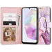 Tech-Protect Wallet Case for Samsung Galaxy A35 5G - Pink Marble - Cell phone cases and covers<<<HurtelXML