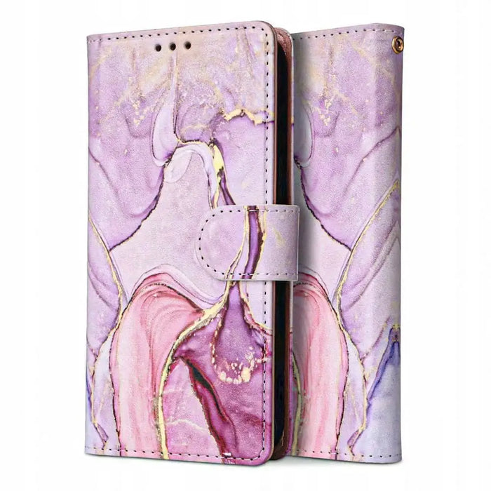 Tech-Protect Wallet Case for Samsung Galaxy A55 5G - Pink Marble - Cell phone cases and covers<<<HurtelXML