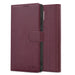 Tech-Protect Wallet Case for Samsung Galaxy S25 - Burgundy - Cell phone cases and covers<<<HurtelXML