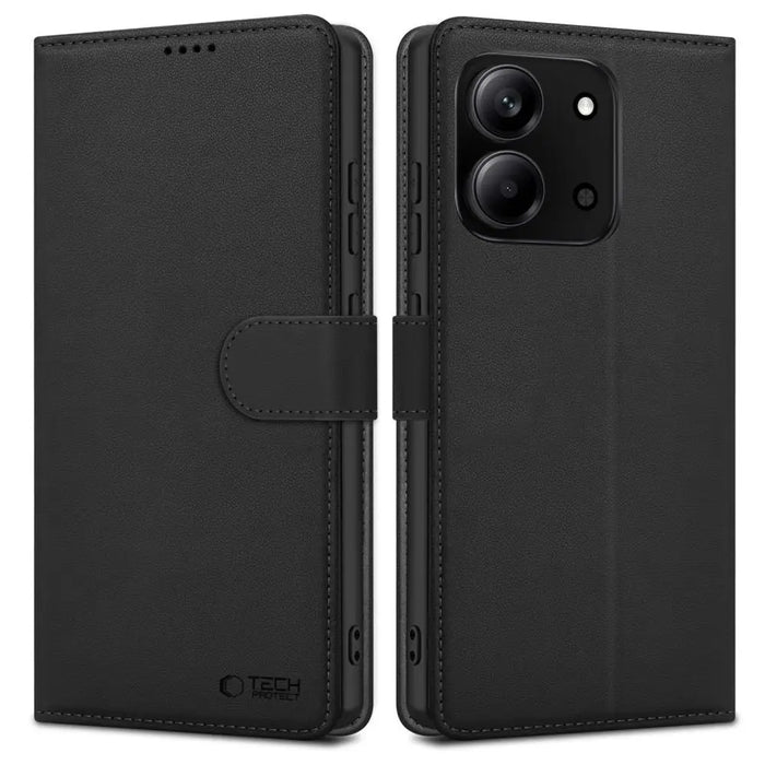 Tech-Protect Wallet Case for Xiaomi Redmi 15C - Black - Cell phone cases and covers<<<HurtelXML
