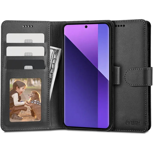 Tech-Protect Wallet Case for Xiaomi Redmi Note 13 Pro+ 5G - Black - Cell phone cases and covers<<<HurtelXML
