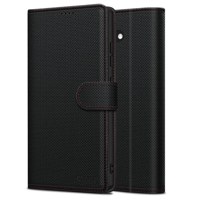 TECH-PROTECT WALLET RS IPHONE 16E BLACK/RED Tech-Protect Wallet case for iPhone 16e - black - Cell phone cases