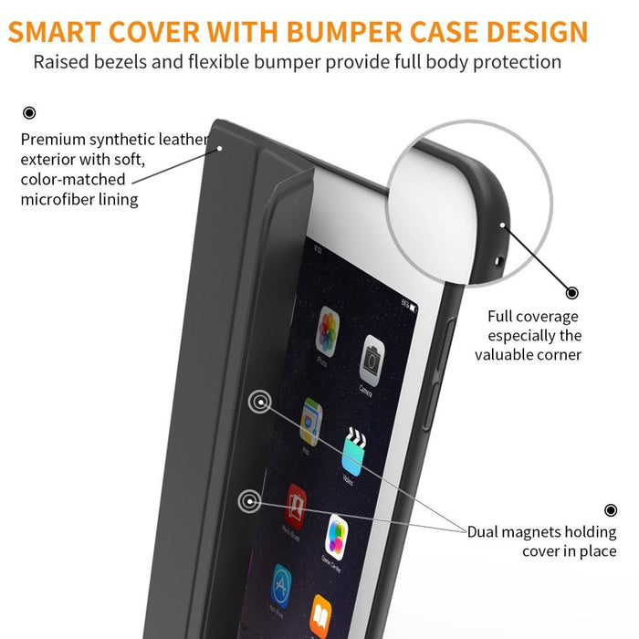 Tech-Protect SmartCase for iPad 9.7'' 5 / 6 2017-2018 - black