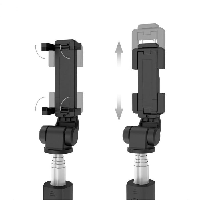 Tech-Protect L01S Bluetooth Selfie Stick with Tripod up to 70cm - Black