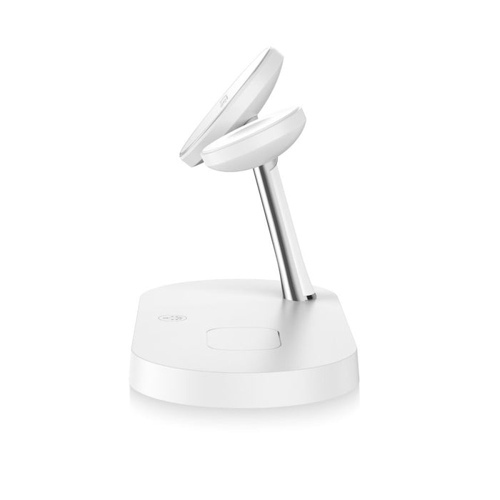 Tech-Protect A12 3in1 MagSafe Inductive Charger for Smartphone/Headphones/Smartwatch - White