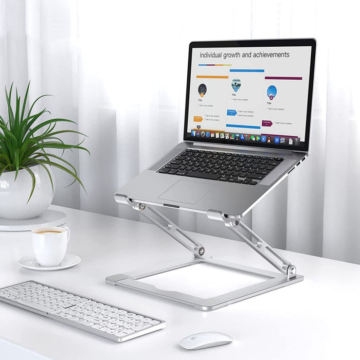Tech-Protect ULS400 universal foldable stand for laptops up to 17" - silver