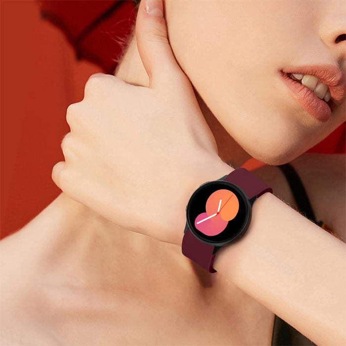 Tech-Protect IconBand for Samsung Galaxy Watch 4 / 5 / 5 Pro / 6 / 7 / FE - Burgundy