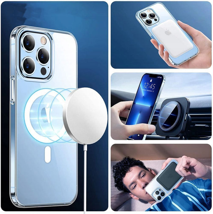 Tech-Protect FlexAir Hybrid MagSafe iPhone 14 Case - Clear