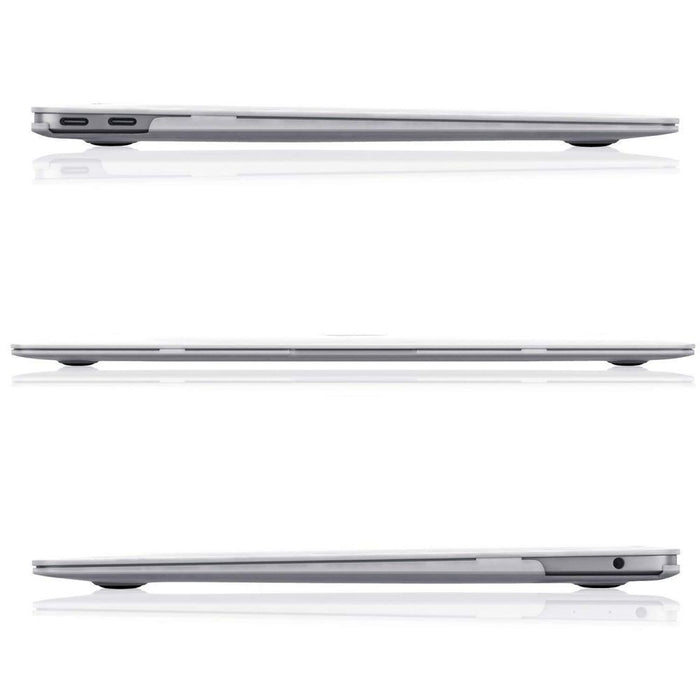 Tech-Protect SmartShell Case for MacBook Air 13" M2 / M3 / 2022-2024 - Clear-Glitter