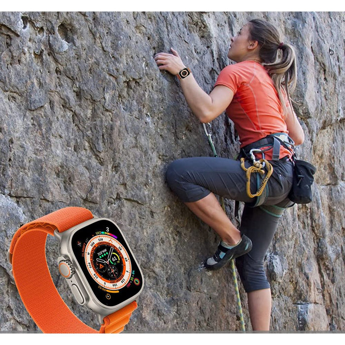 Tech-Protect Nylon Pro Strap for Apple Watch 4 / 5 / 6 / 7 / 8 / 9 / SE / Ultra 1 / 2 (42/44/45/49 mm) - Black