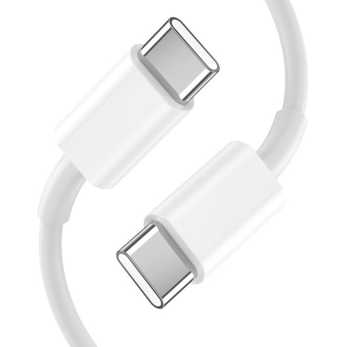 Tech-Protect C20W USB-C PD 20W / USB-A QC 3.0 charger with USB-C / USB-C cable - white