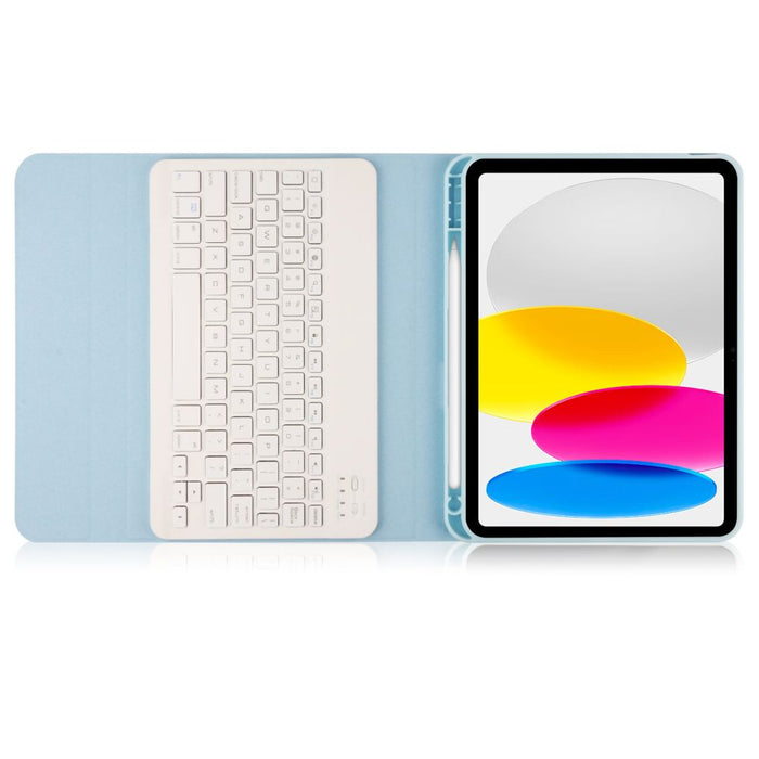 Tech-Protect SC Pen + Keyboard Case with Keyboard for iPad 10.9" 2022 - Light Blue