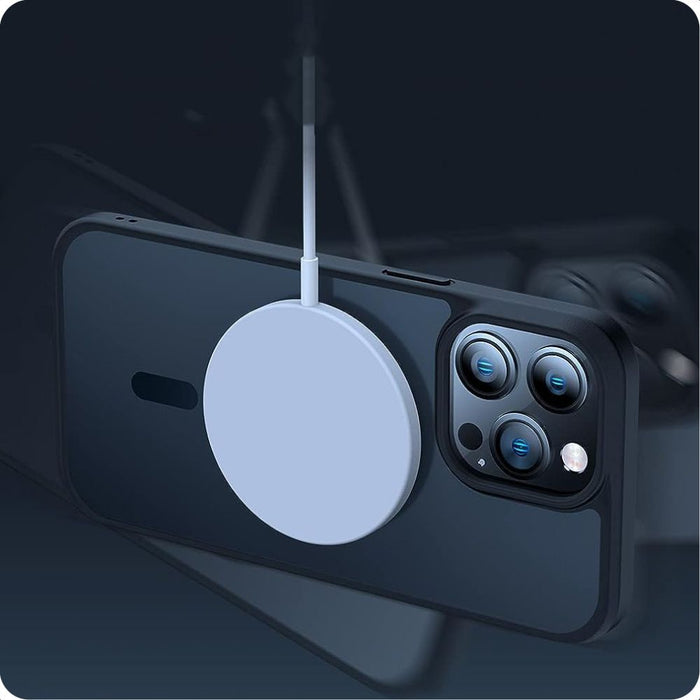 Tech-Protect MagMat MagSafe iPhone 15 Pro Case - Clear Black