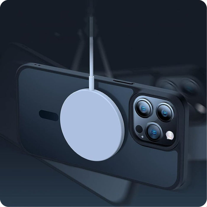 Tech-Protect MagMat MagSafe iPhone 15 Case - Matte Blue