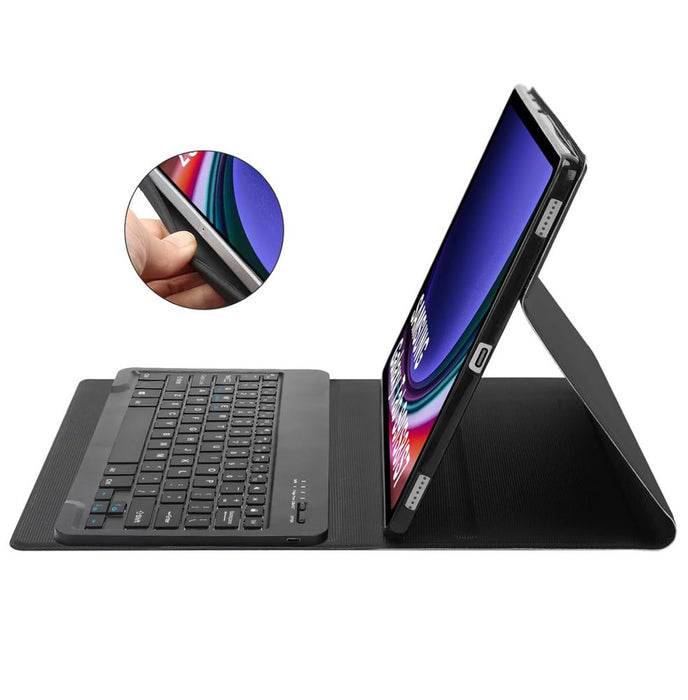 Tech-Protect SC Pen + Keyboard Case with Keyboard for Samsung Galaxy Tab S9 FE+ 12.4" X610 / X616B - Black