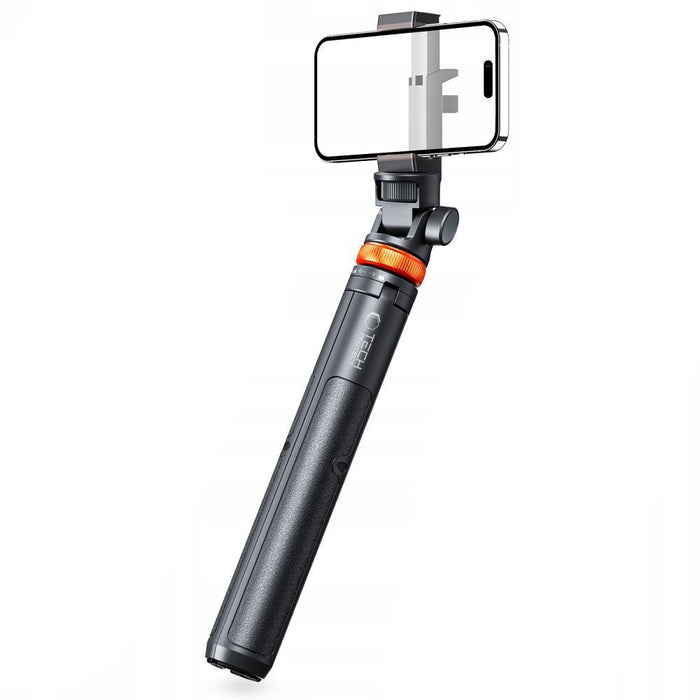 Tech-Protect L03S Bluetooth selfie stick with remote control, tripod up to 148cm and 180 head - white