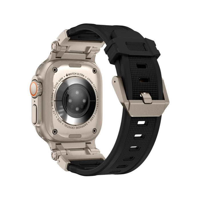 Tech-Protect Delta Pro Strap for Apple Watch 4 / 5 / 6 / 7 / 8 / 9 / SE / Ultra 1 / 2 (42/44/45/49 mm) - Black-Titanium