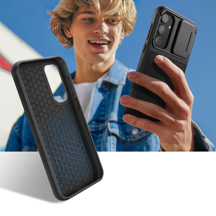 Tech-Protect Velar Cam+ Case for Samsung Galaxy A55 5G - Black