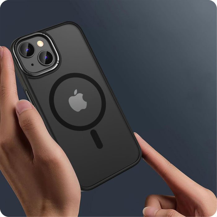 Tech-Protect MagMat 2 MagSafe iPhone 15 Case - Matte Black