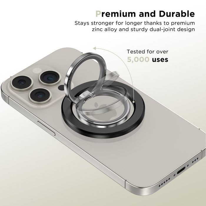 Tech-Protect MMR300 magnetic holder/ring with MagSafe - black