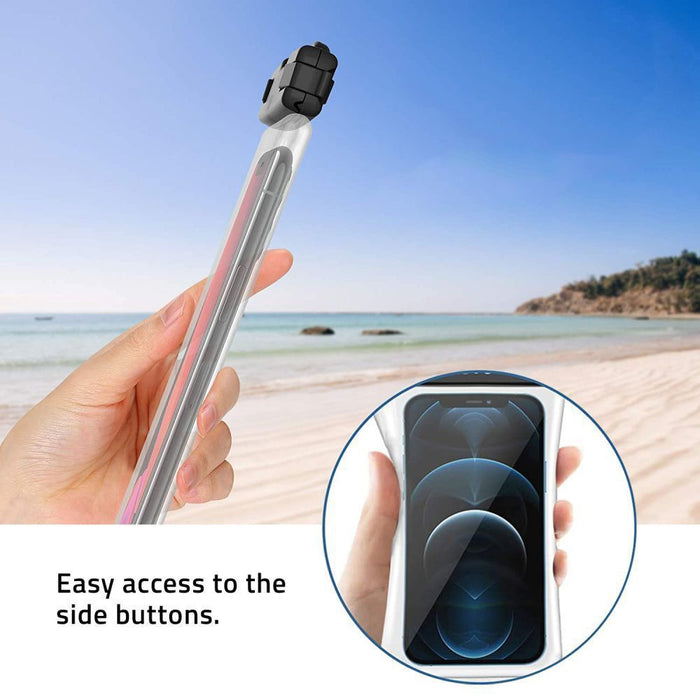 Tech-Protect Waterproof Case UWC7 waterproof for devices up to 6.9" - black and orange
