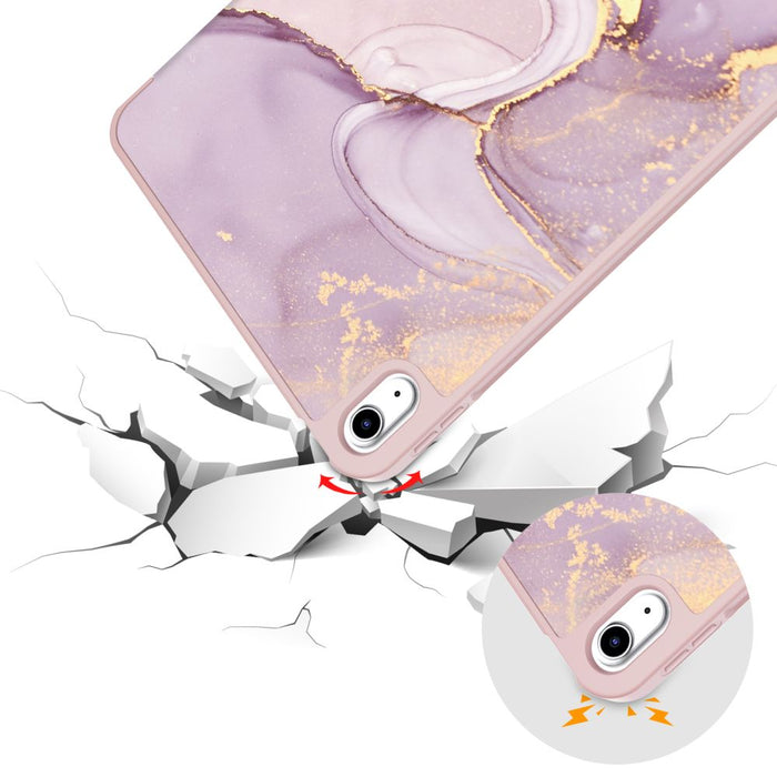 Tech-Protect SC Pen Case for iPad 10.9" 2022 - Pink Marble