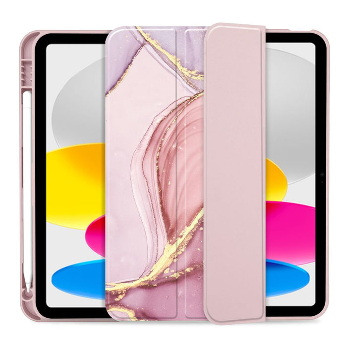Tech-Protect SC Pen Case for iPad 10.9" 2022 - Pink Marble