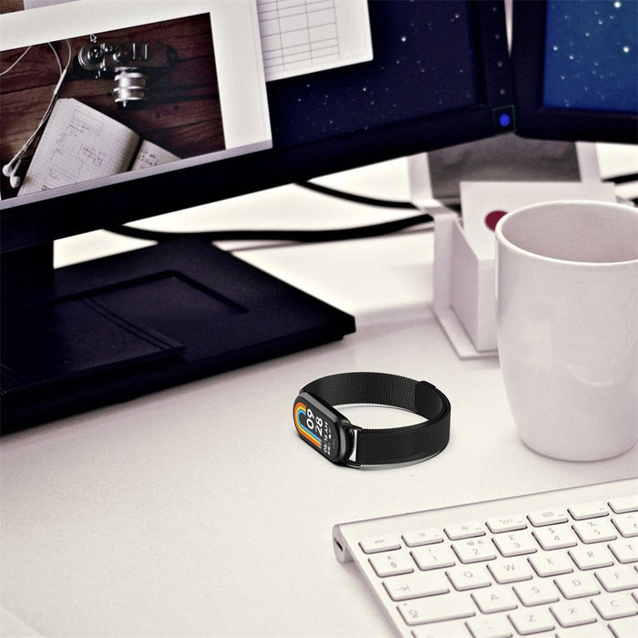 Tech-Protect MilaneseBand Strap for Xiaomi Smart Band 8 / 8 NFC - Beige