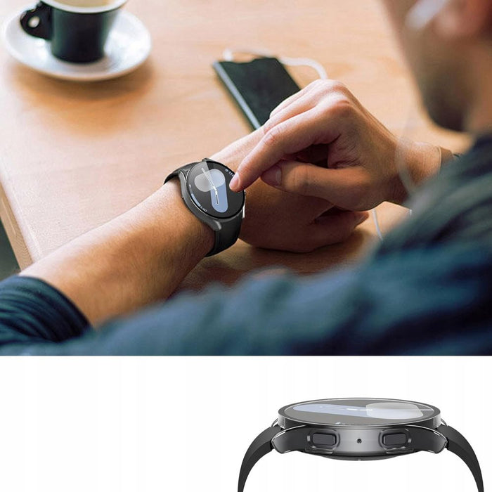 Tech-Protect Defense360 Case for Samsung Galaxy Watch 7 (44mm) - Transparent