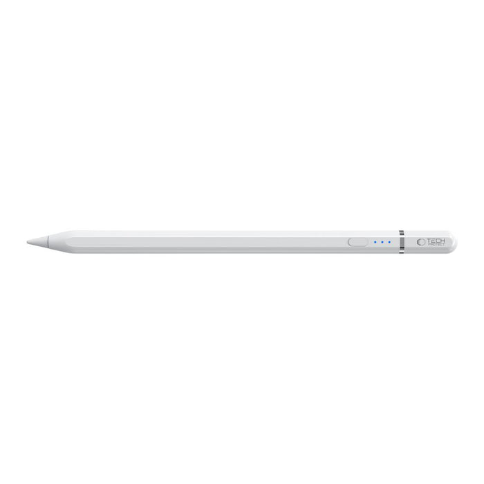 Tech-Protect Digital Magnetic Stylus Pen 3 Magnetic for iPad Tablet - White