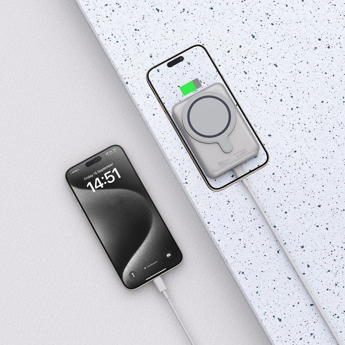 Powerbank Tech-Protect PB11 LifeMag MagSafe 10000 mAh - titanium