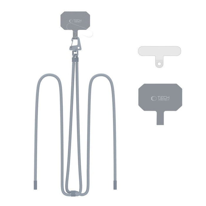 Tech-Protect C5S Rope Crossbody Strap Leash - Gray