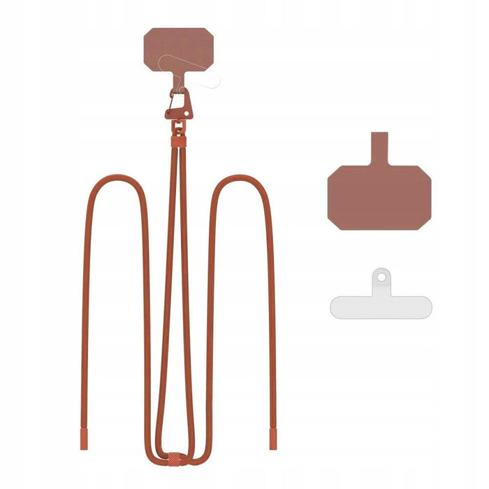 Tech-Protect C5S Rope Crossbody Strap Leash - Brown