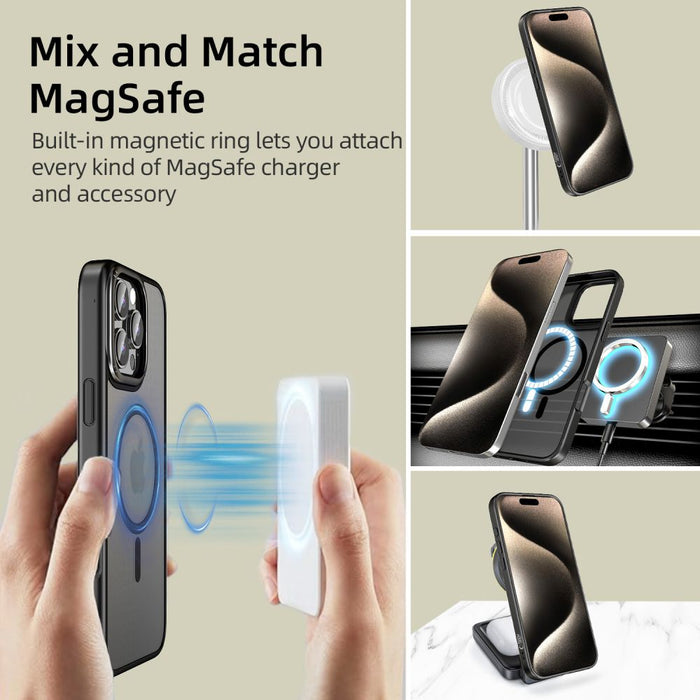 Tech-Protect MagEdge MagSafe iPhone 16 Pro Case - Semi-Transparent