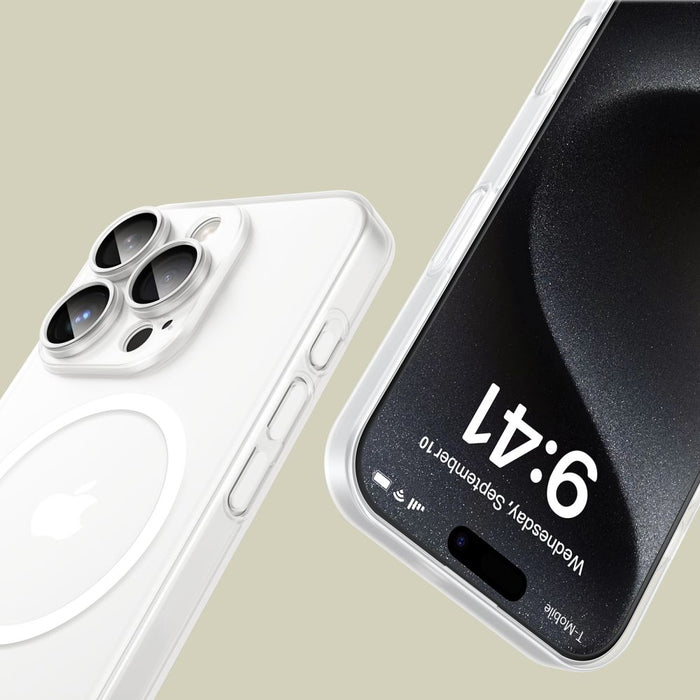 Tech-Protect MagSlim MagSafe Case for iPhone 16 Pro - White