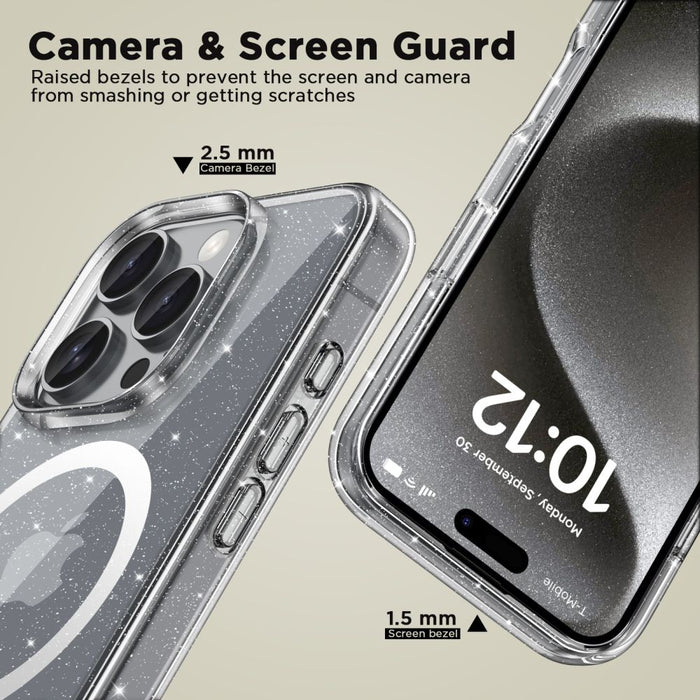 Tech-Protect FlexAir Hybrid MagSafe Case for iPhone 16 Pro Max - Clear