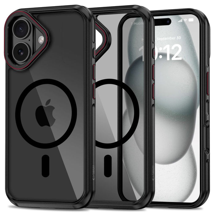 Tech-Protect MagHybrid MagSafe iPhone 16 Case - Black